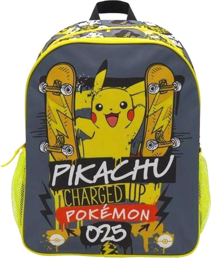 Pokémon Pikachu Charged Up Ryggsekk Skoletaske 41x31x12cm