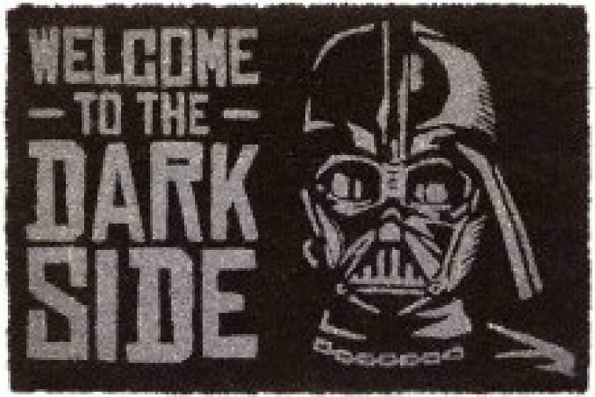 Dørmatte Dark Side Sort