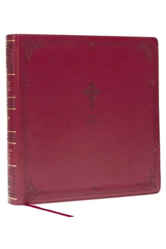 NABRE XL, Catholic Edition, Leathersoft, Burgundy, Comfort Print av Catholic Bible Press