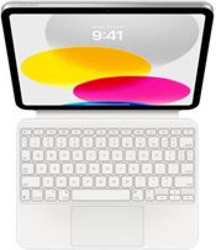 Bilde av Magic Keyboard Folio for iPad (10th generation) - Swedish - Tastatur & Foliosett - Svensk - Hvit