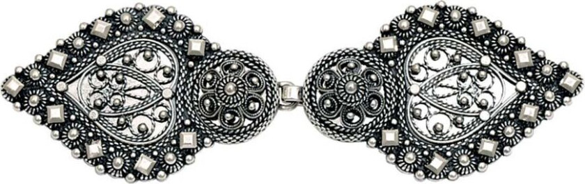 Jakkespenne Telemark i 830 oksidert sølv