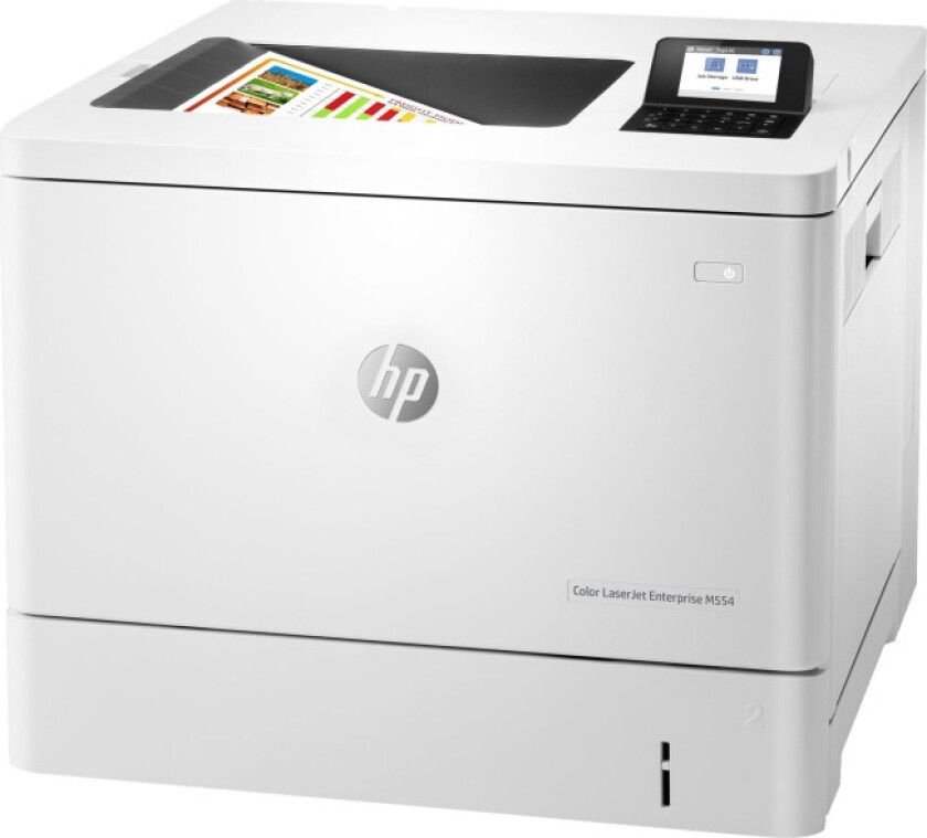 LaserJet Enterprise M554dn Color Laser Printer Laserskriver - Farge - Laser