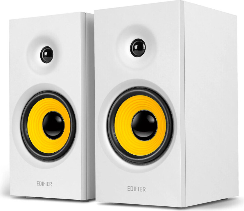 R1080BT 2-way White Wireless Bluetooth Bookshelf Speakers