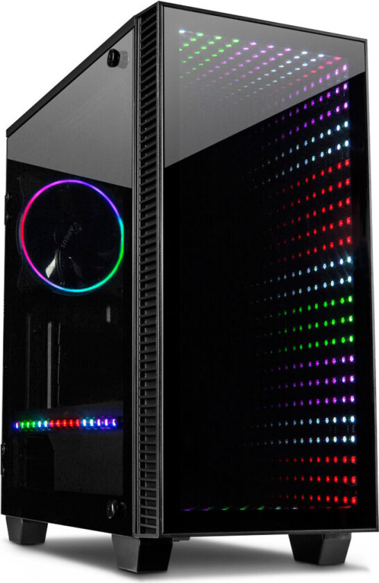 X-608 Infinity Micro - Kabinett - Tower - Svart