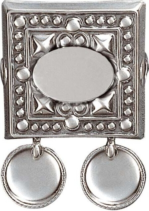 Navnestøl i 830 oksidert sølv