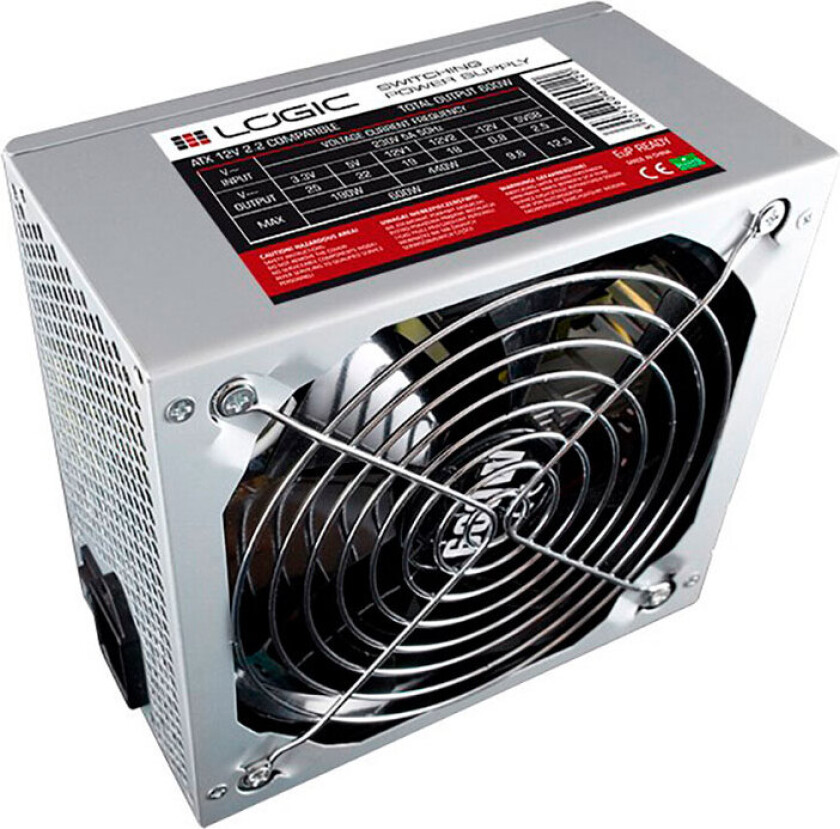 ModeCom 600 Strømforsyning (PSU) - 600 Watt - 120 mm - 80 Plus