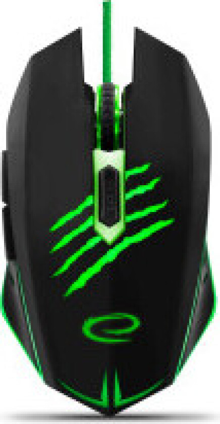 MX209 CLAW - mouse - USB - Mus - Optisk - 6 - Grønn