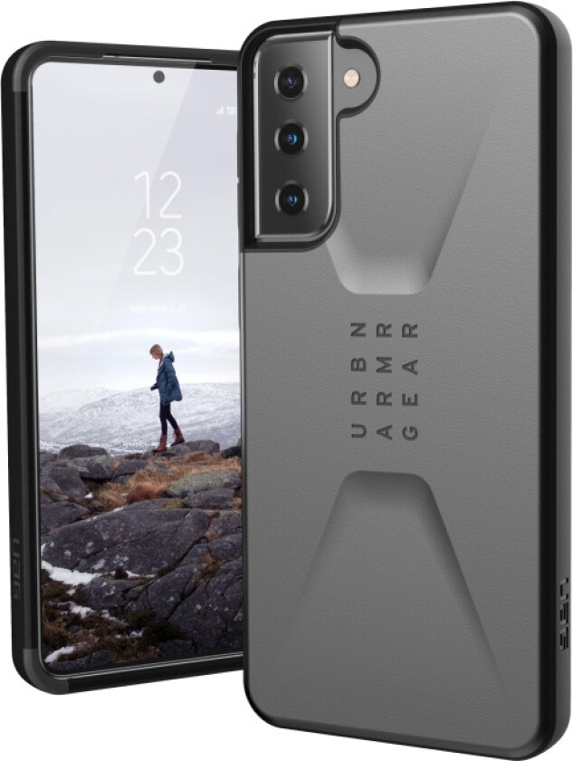 Samsung Galaxy S21+ 5G Rugged Case Civilian - Silver