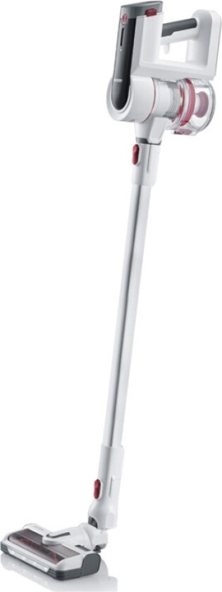 Skaftstøvsuger HV 7166 - vacuum cleaner - cordless - stick/handheld - white/red