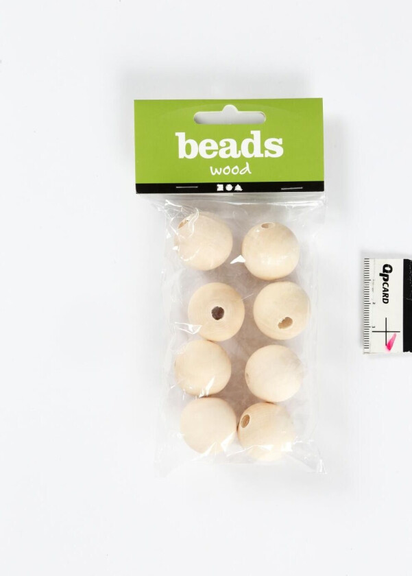 Bilde av Wooden Beads Ø 25mm 8pcs.