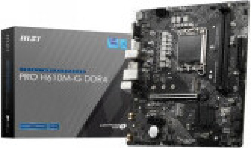 PRO H610M-G DDR4 - motherboard - micro ATX - LGA1700 Socket - H610 Hovedkort - Intel H610 - Intel LGA1700 socket - DDR4 RAM - Micro-ATX