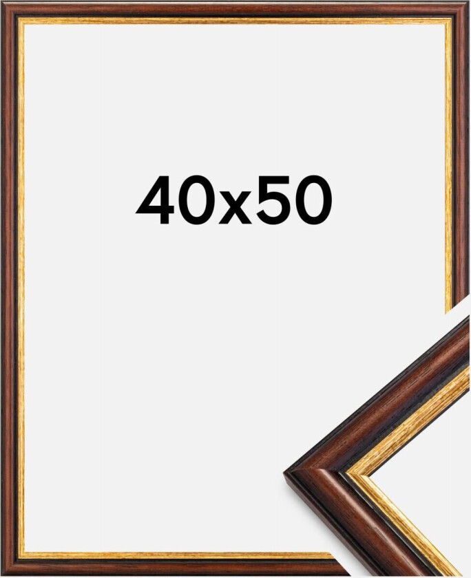 Ramme Siljan Akrylglass Brun 40x50 Cm