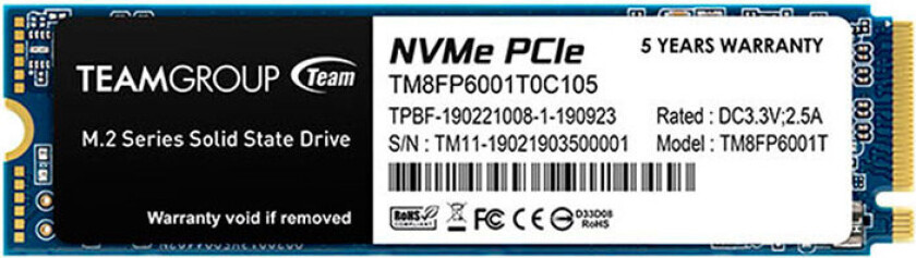 MP33 SSD - 1TB - M.2 2280 (80mm) PCIe 3.0