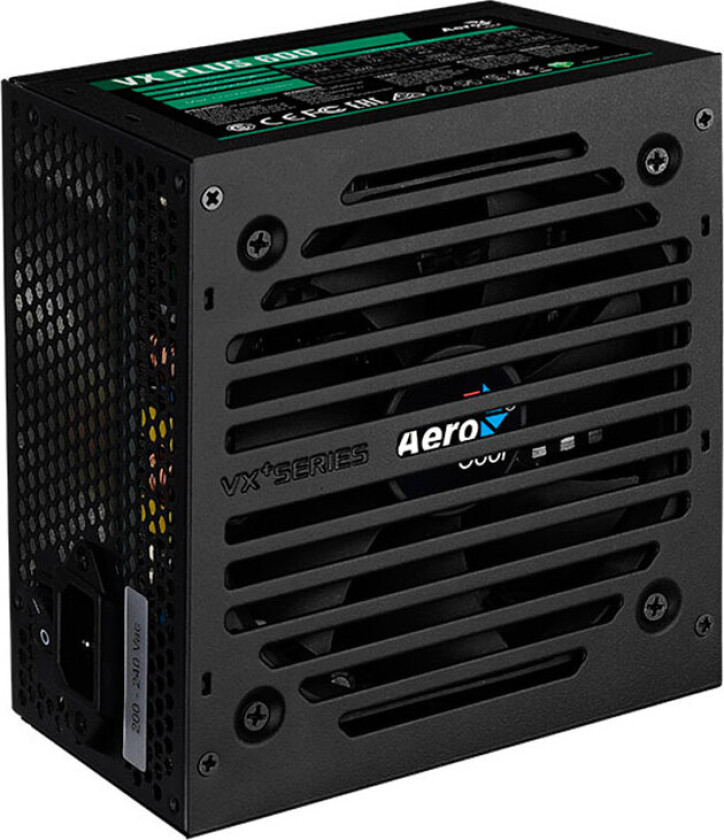 VX PLUS 600 Strømforsyning (PSU) - 600 Watt - 120 mm - 80 Plus