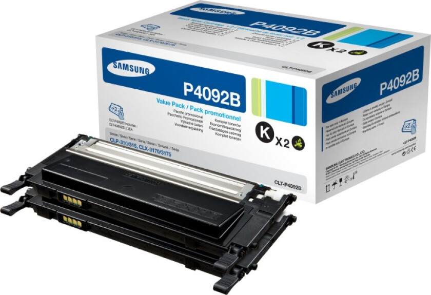 Samsung SU391A / CLT-P4092B 2-Pack - Laser toner Svart