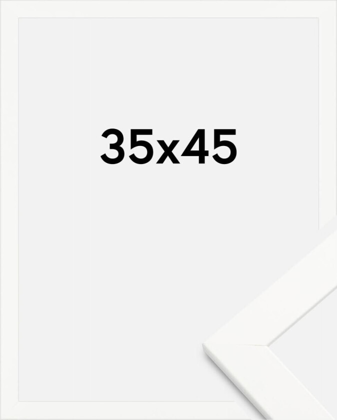 Ramme Trendline Akrylglass Hvit 35x45 Cm