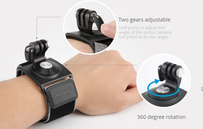 Hand and Wrist Strap support system - wrist mount