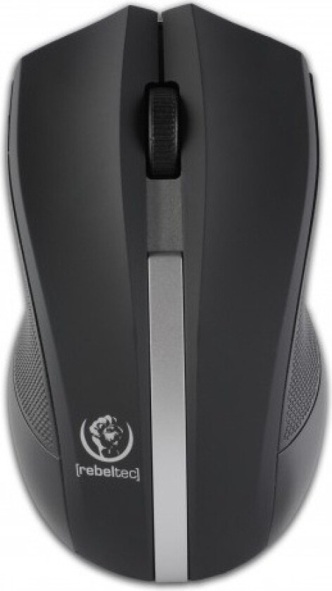 Galaxy - mouse - 2.4 GHz - black - Mus - Optisk - 3 knapper - Sølv