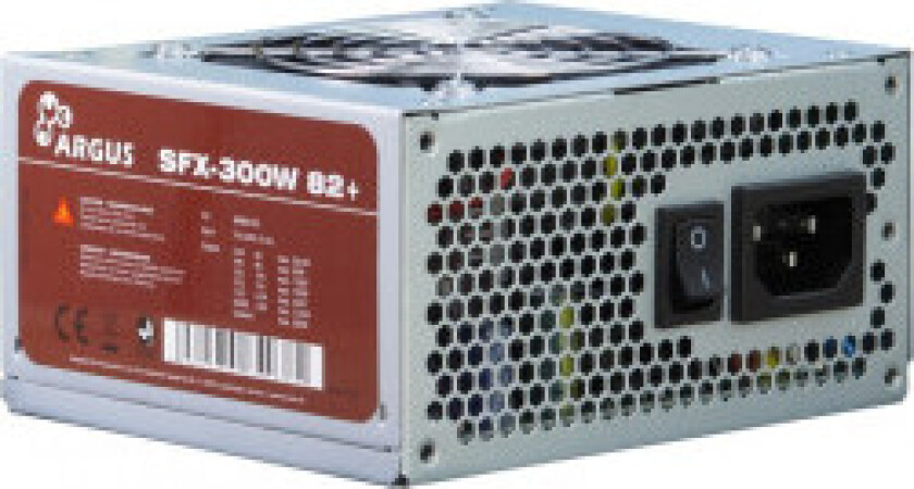 Argus SFX-300W 82+ Strømforsyning (PSU) - 300 Watt - 80 mm - 80 Plus White sertifisert