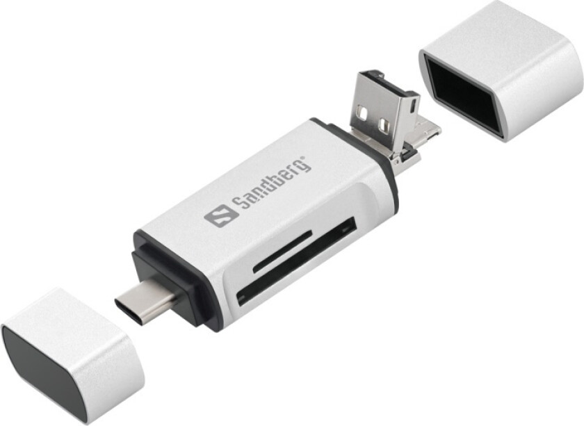 Card Reader USB-C+USB+MicroUSB