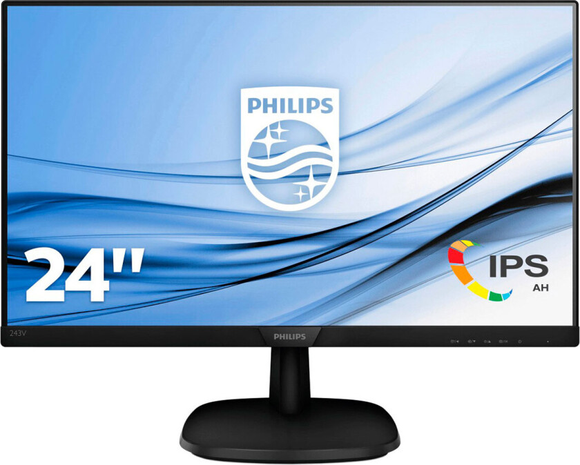 24" Philips V-line 243V7QDAB - 5 ms - Skjerm