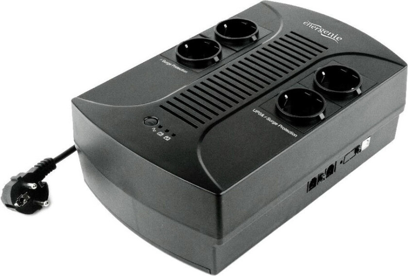 EnerGenie EG-UPS-001 UPS with AVR 650VA / 390W Outputs: 4x Schuko