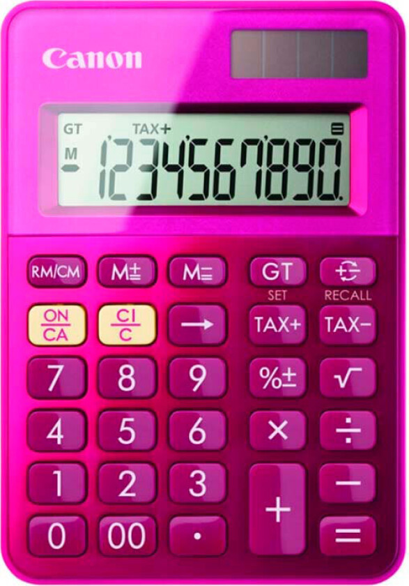 LS-100K Desktop Calculator - Pink