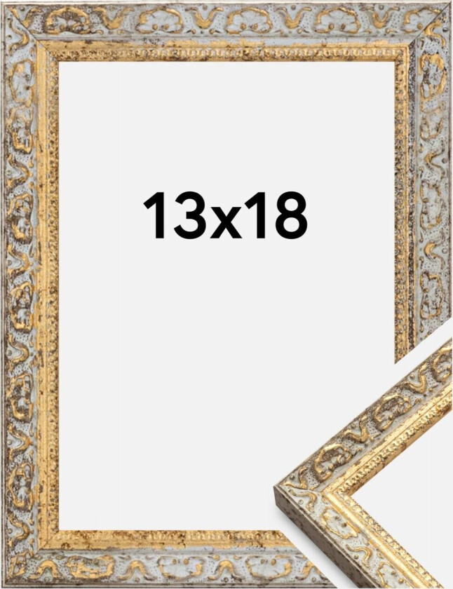 Ramme Smith Gull-Sølv 13x18 Cm