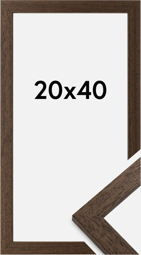 Ramme Brown Wood 20x40 Cm