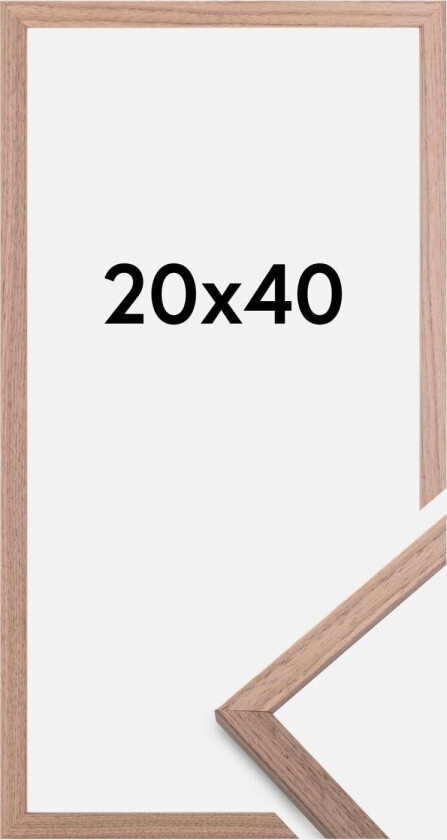Ramme Edsbyn Lys Valnøtt 20x40 Cm