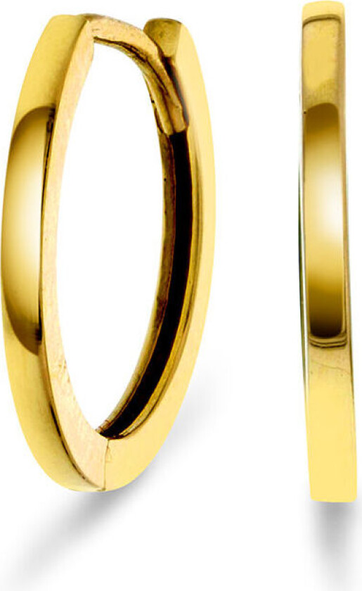 , Øreringer i 585 gult gull