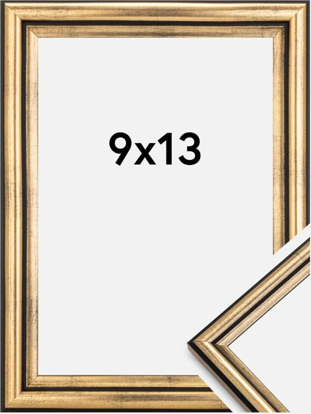 Ramme Horndal Gull 9x13 Cm