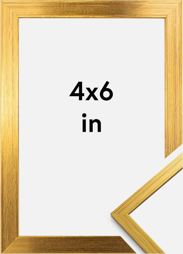 Ramme Edsbyn Gull 4x6 Inches (10,16x15,2 Cm)