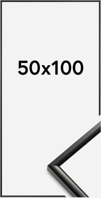 Ramme New Lifestyle Sort 50x100 Cm
