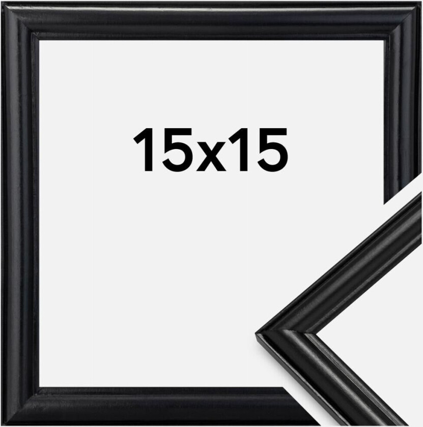 Ramme Line Svart 15x15 Cm
