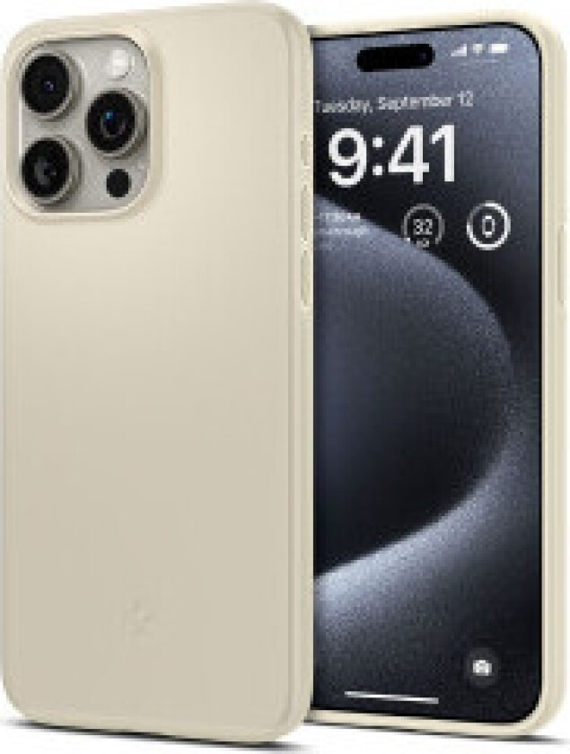 iPhone 15 Pro Thin Fit Deksel - Mute Beige