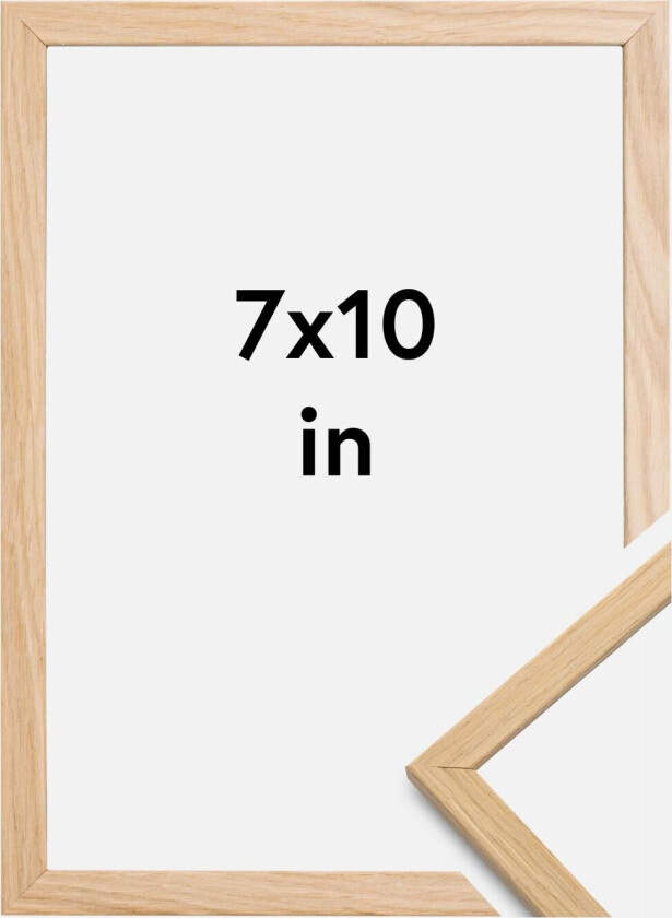Ramme Edsbyn Akrylglass Eik 7x10 Inches (17,78x25,4 Cm)