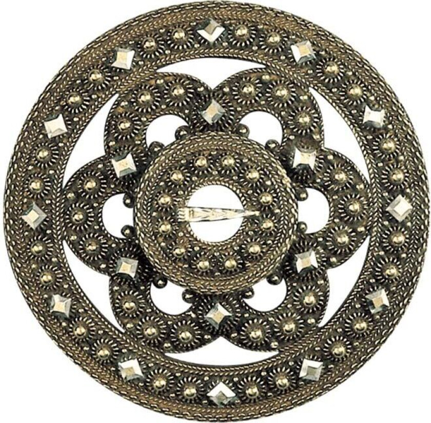 Bilde av Slangesølje Telemark i 830 antikkforgylt sølv