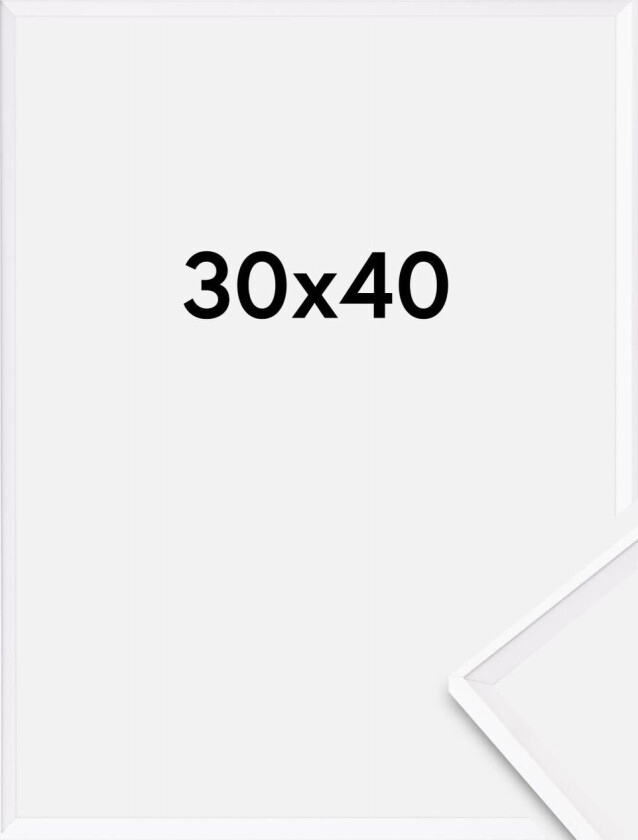 Ramme Desire Akrylglass Hvit 30x40 Cm