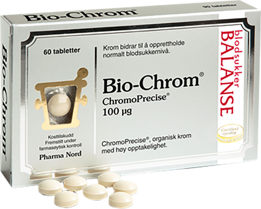 Bio-Chrom ChromoPrecise 100mcg, 60 tabletter