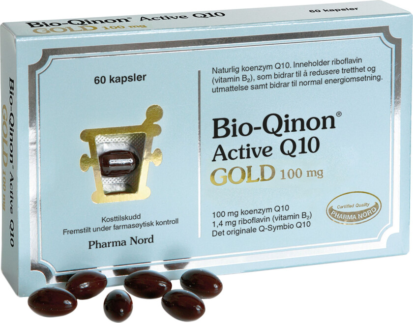 Bio-Qinon Q10 GOLD 100 mg kapsler, 60 stk.