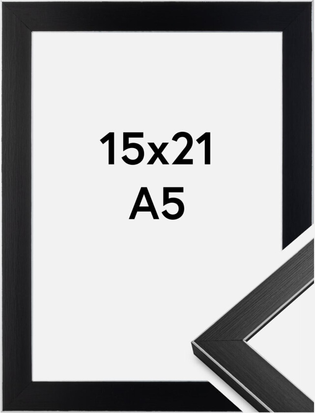 Ramme New York Svart 15x21 Cm (A5)