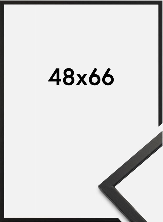 Ramme Edsbyn Akrylglass Svart 48x66 Cm