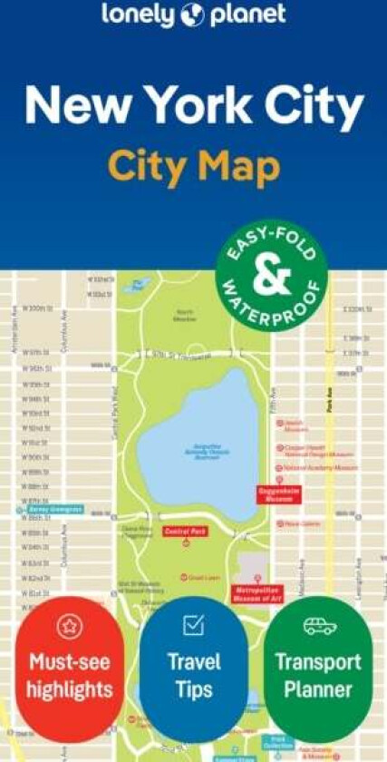 Lonely Planet New York City Map av Lonely Planet