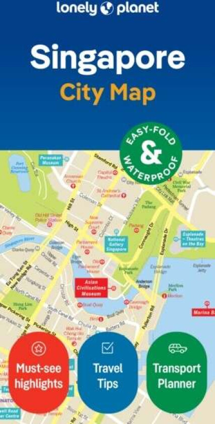 Lonely Planet Singapore City Map av Lonely Planet