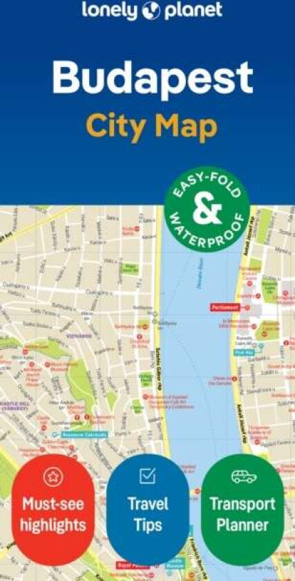 Lonely Planet Budapest City Map av Lonely Planet