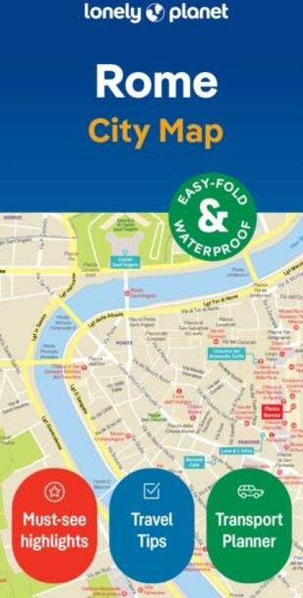 Lonely Planet Rome City Map av Lonely Planet