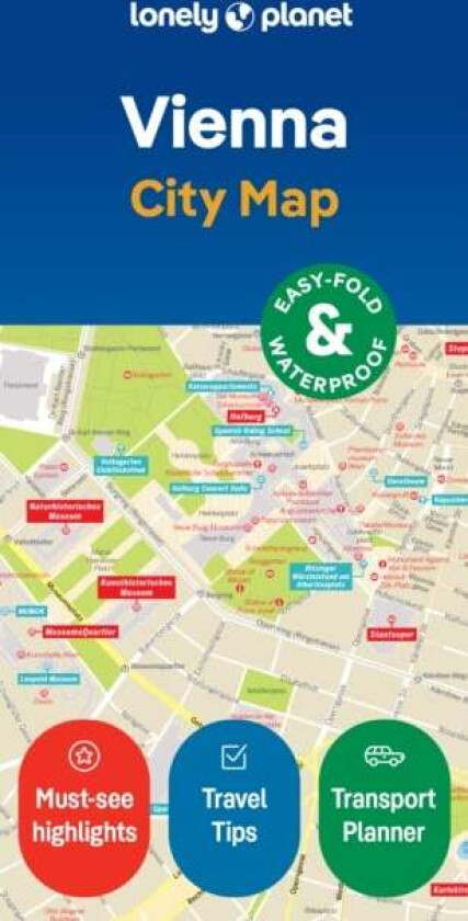 Lonely Planet Vienna City Map av Lonely Planet