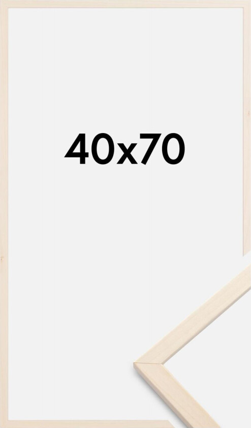 Ramme Edsbyn Akrylglass Lønn 40x70 Cm