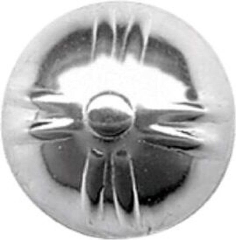 Bilde av Knapp Agder i 830 hvitt sølv, 17 mm med bunn